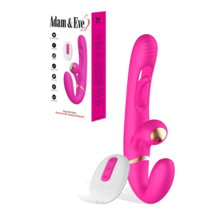 Adam & Eve ORGAZ-OHH-MATIC - Pink 23.5 cm Strapless Strap-On with Remote