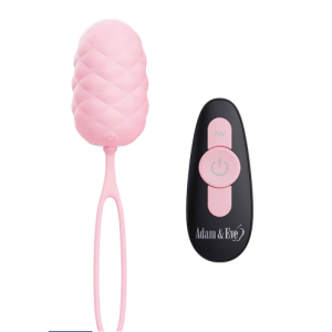 Adam & Eve PILLOW TALK EGG - Pink Vibrating Egg with Wireless Remote Control