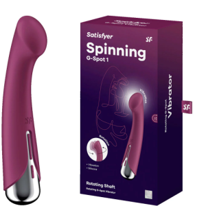 Satisfyer Spinning G-Spot 1 - Red 16.5 cm USB Rechargeable Rotating Vibrator