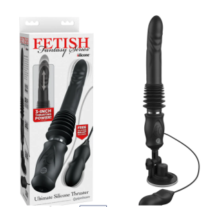 FFS Ultimate Silicone Thruster - Black Thrusting Vibrator