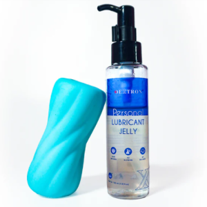 Men’s Stroker & Water-Based Lubricant Combo