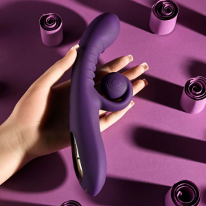 Playboy CURLICUE Purple Rabbit Vibrator
