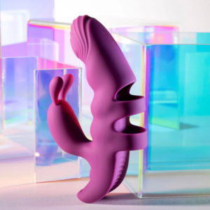 Playboy Pleasure LEND A HAND Purple Finger Vibrator