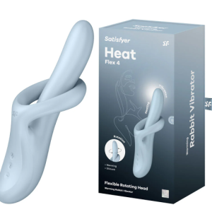 Satisfyer Heat Flex 4 Blue Heating Rabbit Vibrator