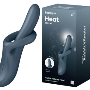 Satisfyer Heat Flex 4 Grey Heating Rabbit Vibrator