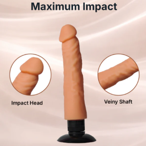 Ultra-Realistic Silicone Dildo with Suction Base – Soft, Flexible & Lifelike Feel