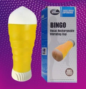 BINGO VOCAL RECHARGEABLE VIBRATING CUP