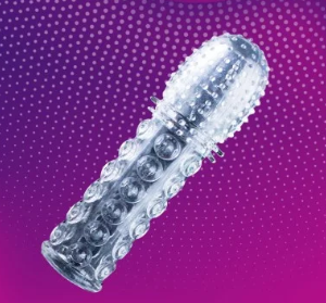 Crystal Penis Sleeve Textured Extension