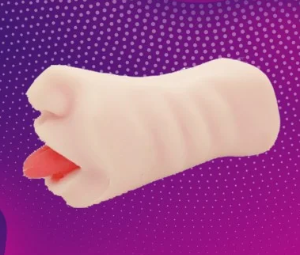ORAL SILICONE MALE MASTURBATOR