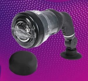 Rotation Lover Vibrating Massager With Suction Cup
