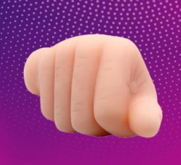 Silicone Horny Fingers Male Masturbator