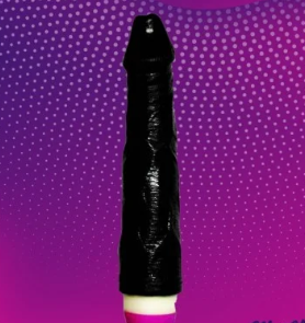 Super Natural Black Silicone Realistic Vibrator