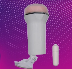Super Soft Vibrating Male Stroker With Suction