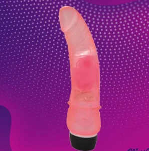 Ultra Slim Flexidick with vibrating Jelly