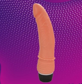Ultra Slim Flexidick with vibrating Silicone