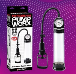Worx Accu-Meter Power Penis Enlargement Pump